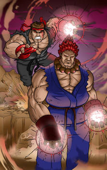 Evil Ryu Vs. Akuma - Final