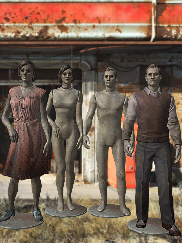 Fallout 4 Mannequins.