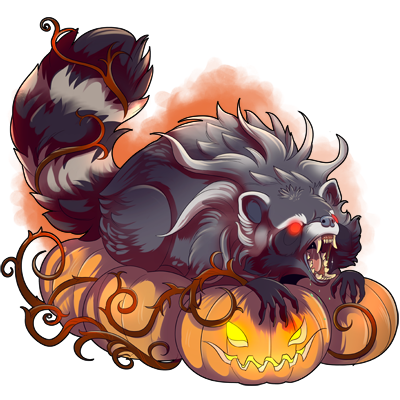 Spooky Raccoon by Ulfrheim on DeviantArt