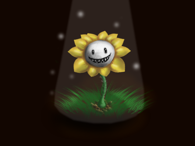 Meta Flowy Realistic Flowey by Frostyflytrap on DeviantArt