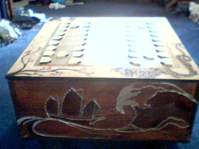 Finnished shogi game box