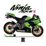 Kawasaki Ninja ZX-6R (White Background)