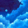 Cloudy Moon