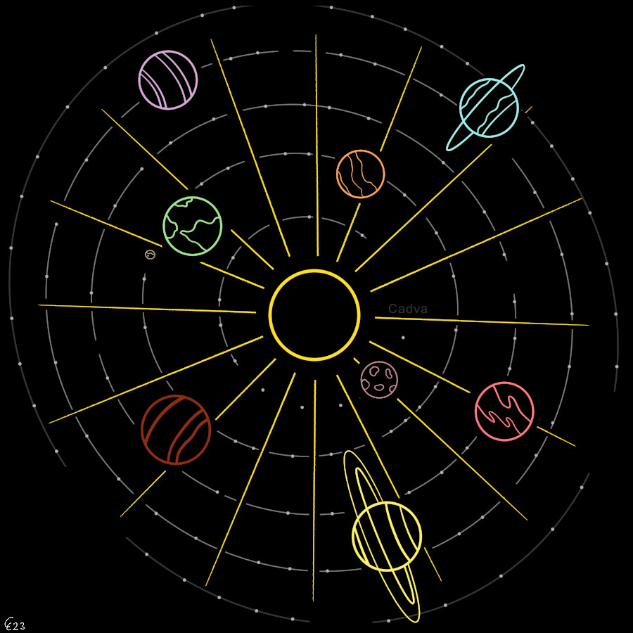 Solar System Pattern by cadva on DeviantArt