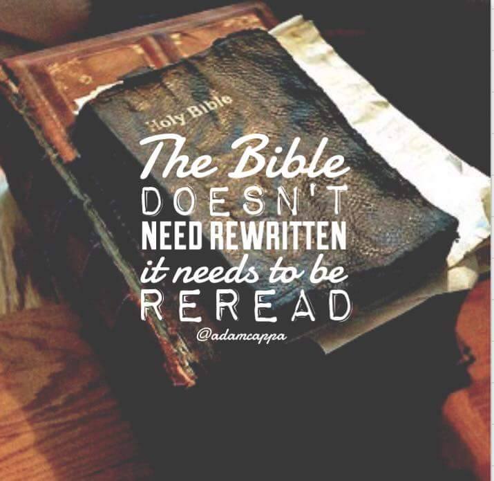 reread your bible!