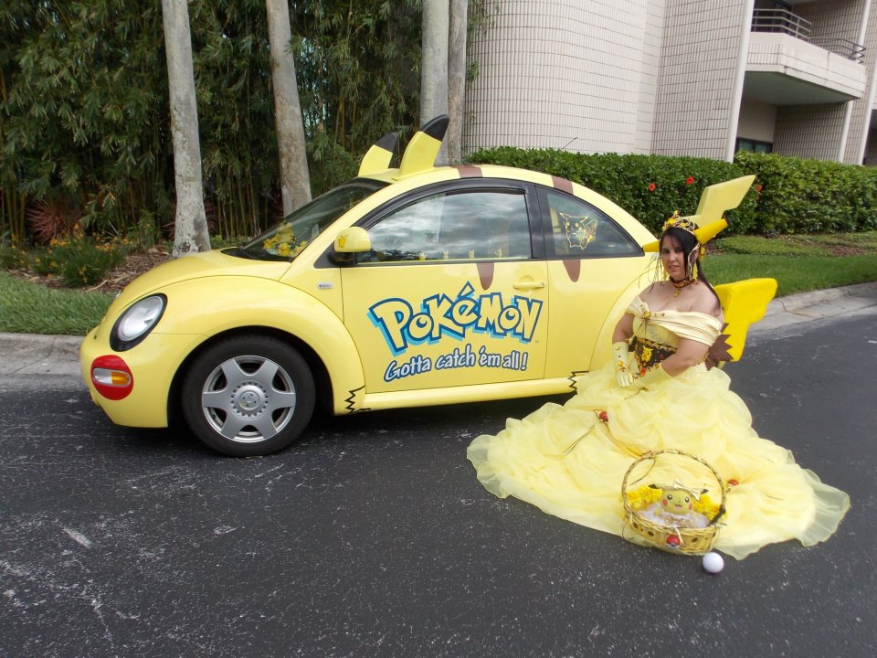 Pikachu Princess and her Ride