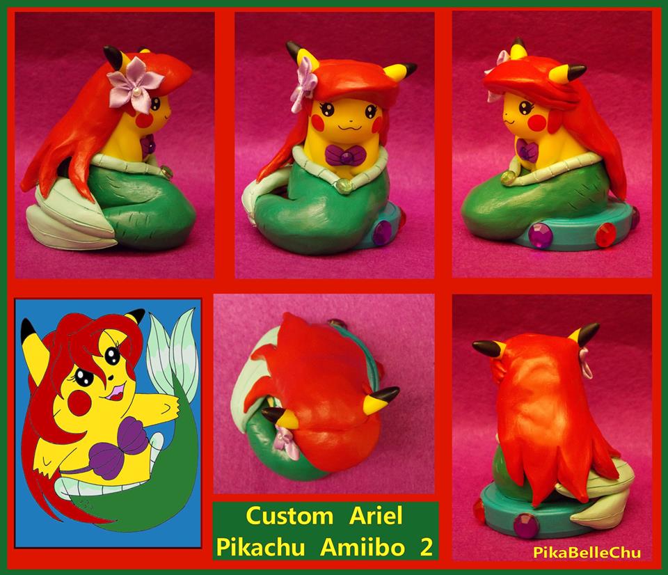 Ariel Custom Pikachu Amiibo Version 2