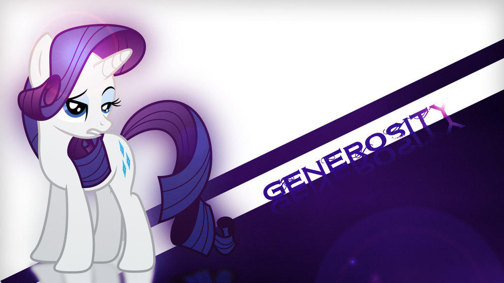 Generosity Rarity Rarity,The Generosity - Wallpaper by Amoagtasaloquendo on DeviantArt