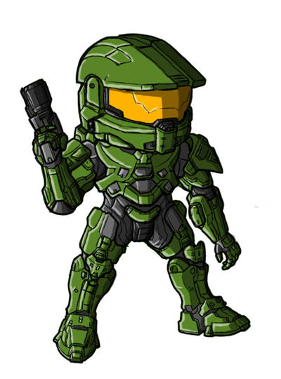 Chibi Halo 4 Chief by GuyverC on DeviantArt