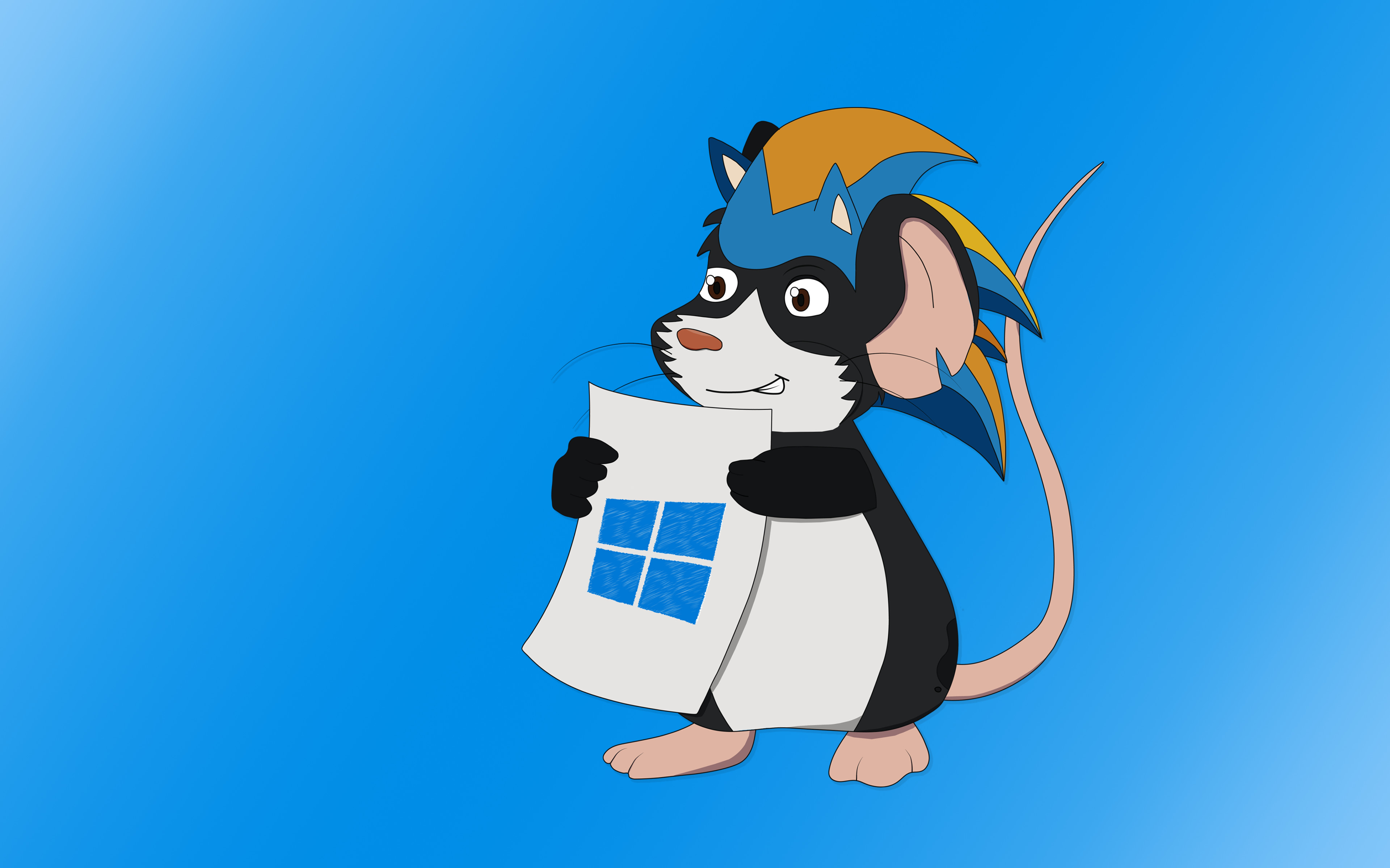 Windows Maskottchen FanArt Windows Wallpaper by MatheusMarkies on DeviantArt