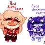 CR OCs - Red Jasper and Lace Amethyst