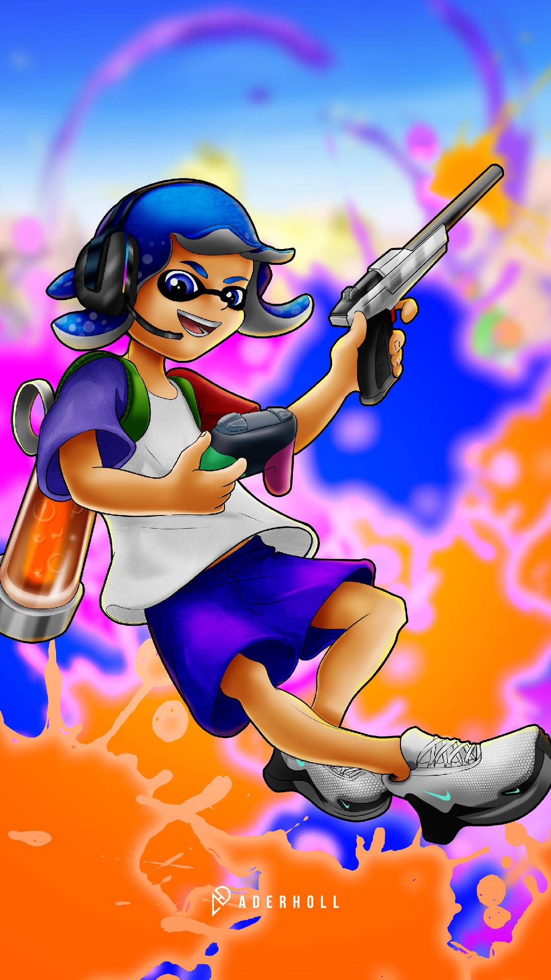 Splatoon Fan art by Aderholl on DeviantArt