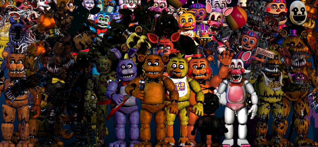 all animatronics by Miebot3367 on DeviantArt