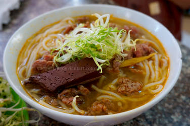 Beef Noodle - Bun Bo Hue - Vietnamese cuisine by vungoclam