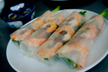 Goi cuon - Spring rolls - Vietnamese cuisine