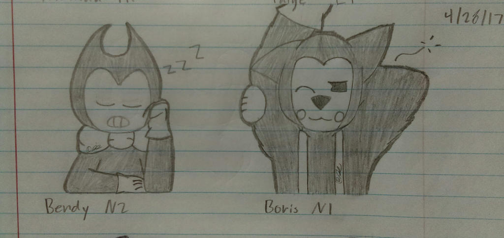 Batim: Sleeping Bendy and stretching Boris 