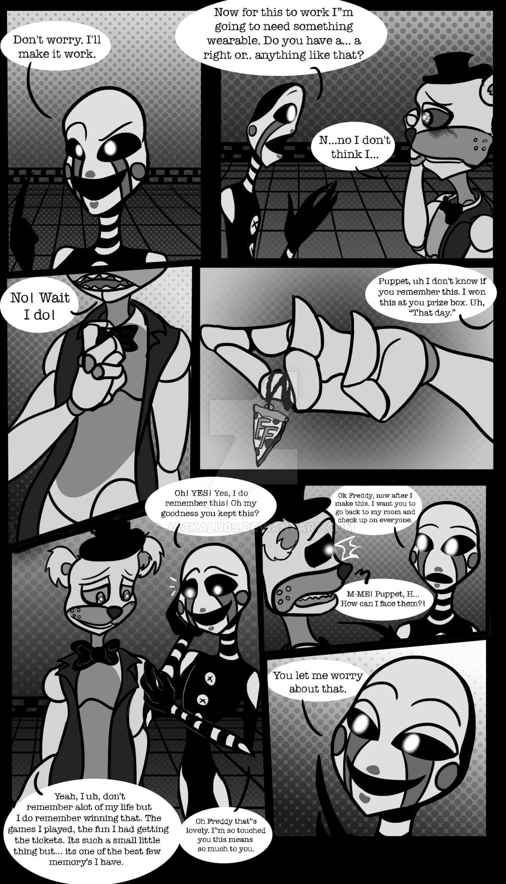 Pg 4 FNAF Comic Style Exercise By Jackalu09 On DeviantArt