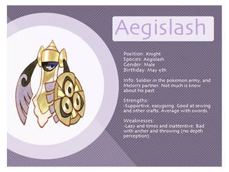 Aegislash Bio Sheet