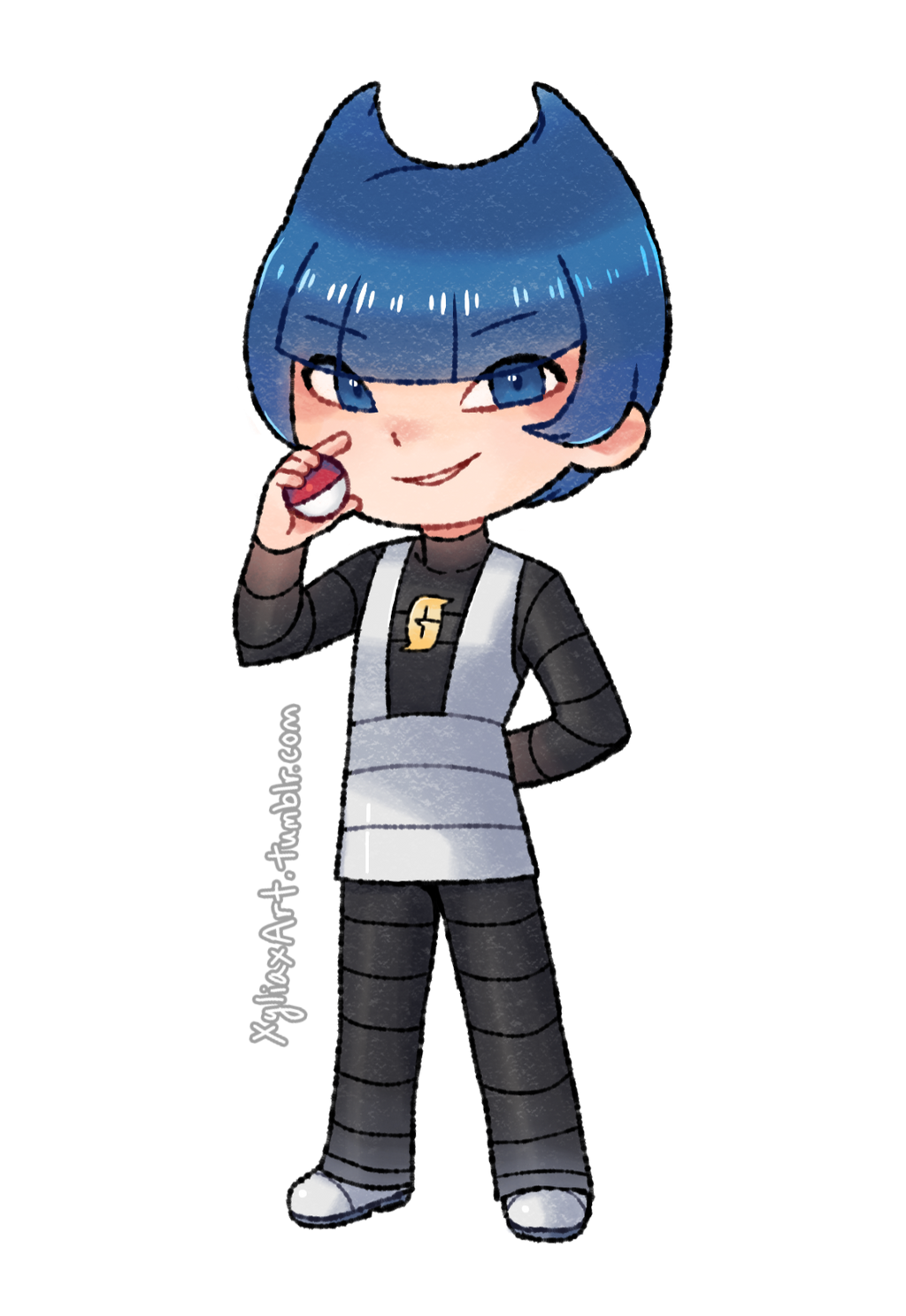 Team Galactic Commander Saturn Chibi by Xyliax on DeviantArt