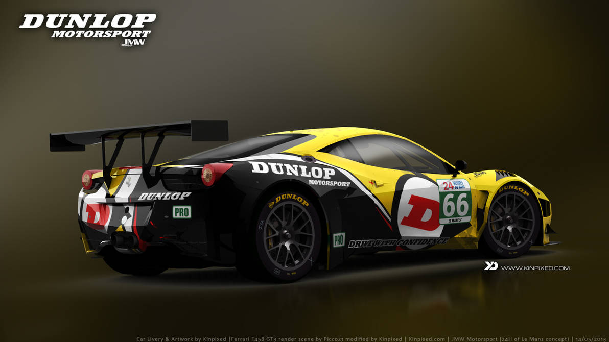 JMW Motorsport - Ferrari 458 Italia GT3 Concept by Kinpixed on DeviantArt