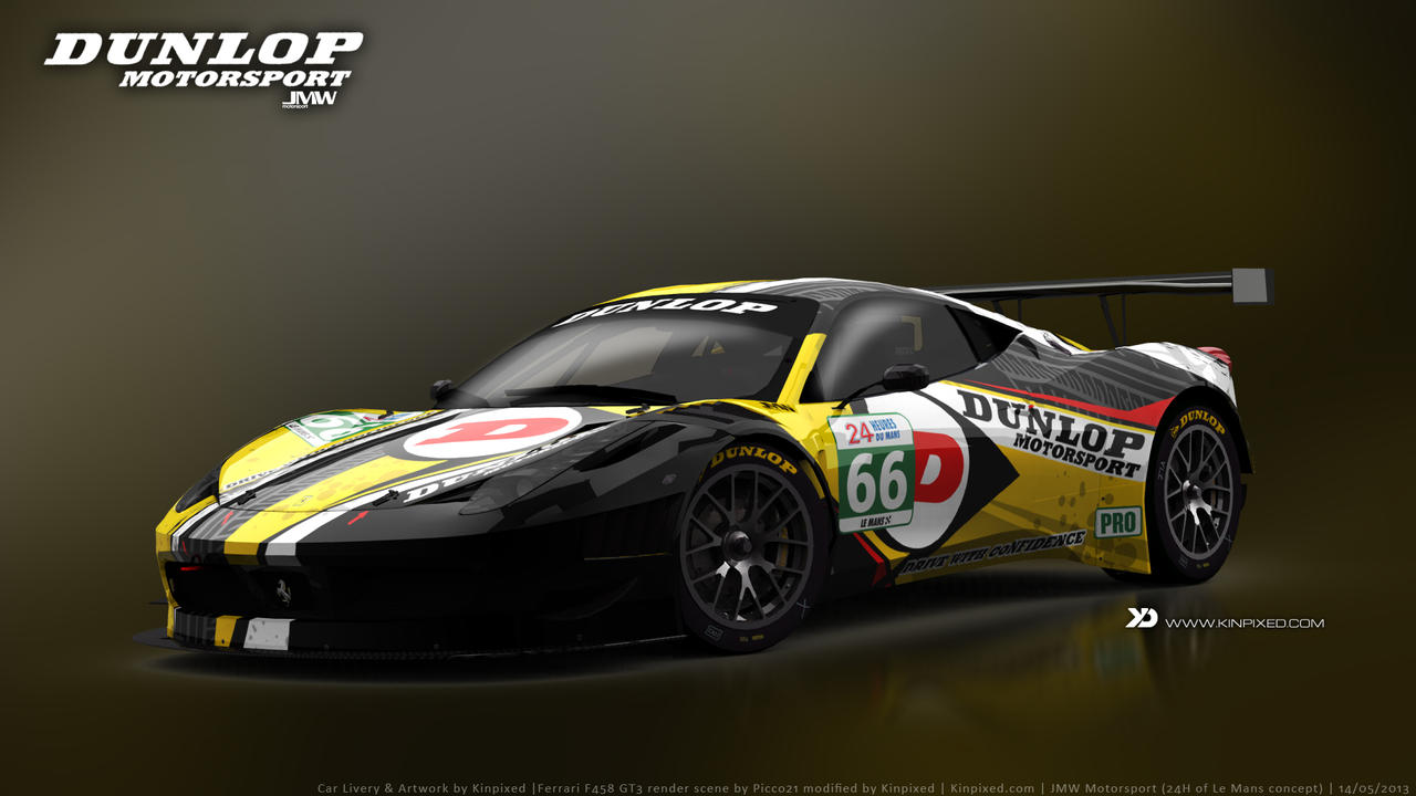 JMW Motorsport - Ferrari 458 Italia GT3 Concept