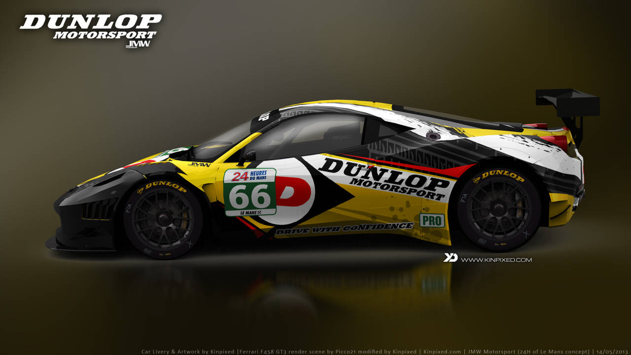 JMW Motorsport - Ferrari 458 Italia GT3 Concept by Kinpixed