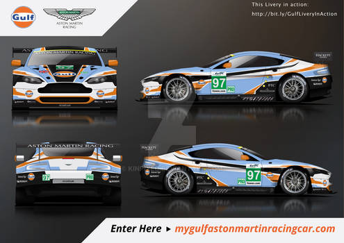 Gulf A.M. Racing - V8 Vantage GTE Livery Concept