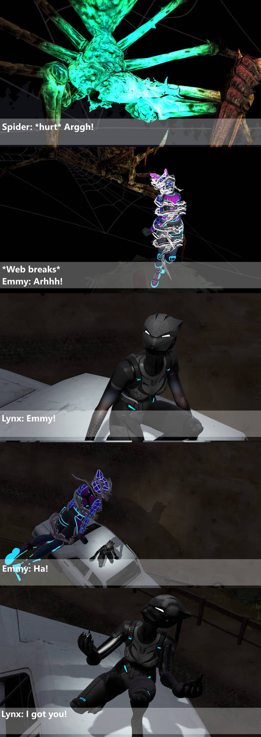 Bunny Gets Webbed Up - Part 5 Comic by LiquidLad on DeviantArt