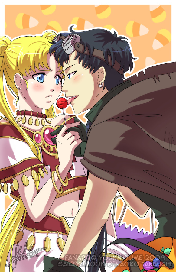 Seiya+Usagi: Halloween Candy