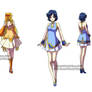 Kinmoku Fashion - Inner Senshi