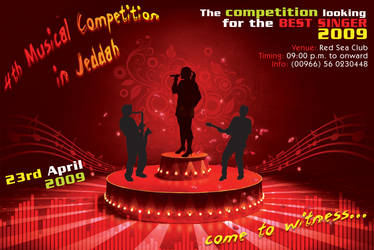 Musical Competition Poster