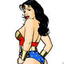 Wonder Woman Pose by BubbleBum420 Colored #2