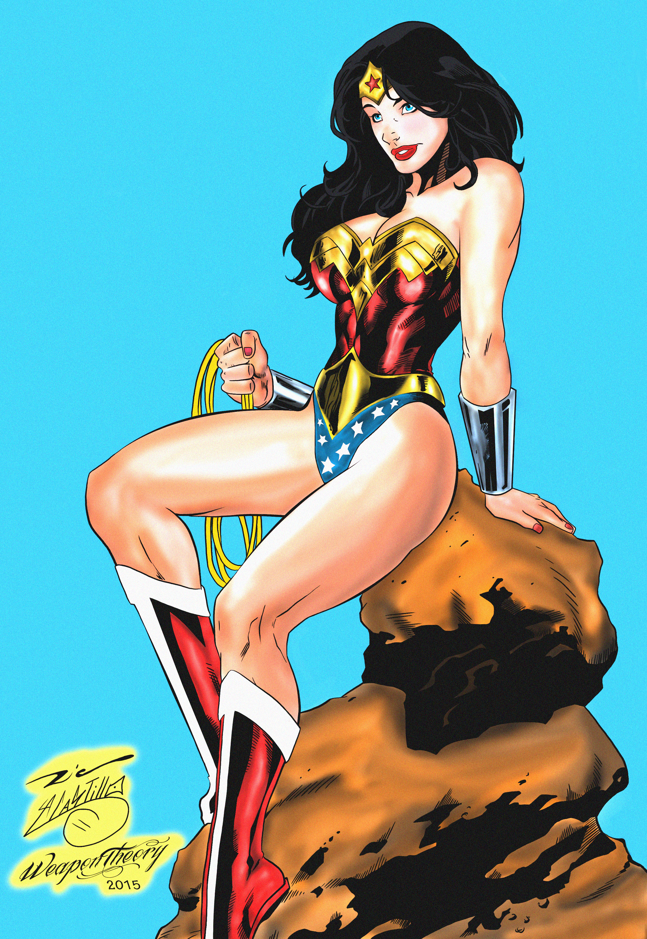 Wonder Woman by Ed Benes colored #02