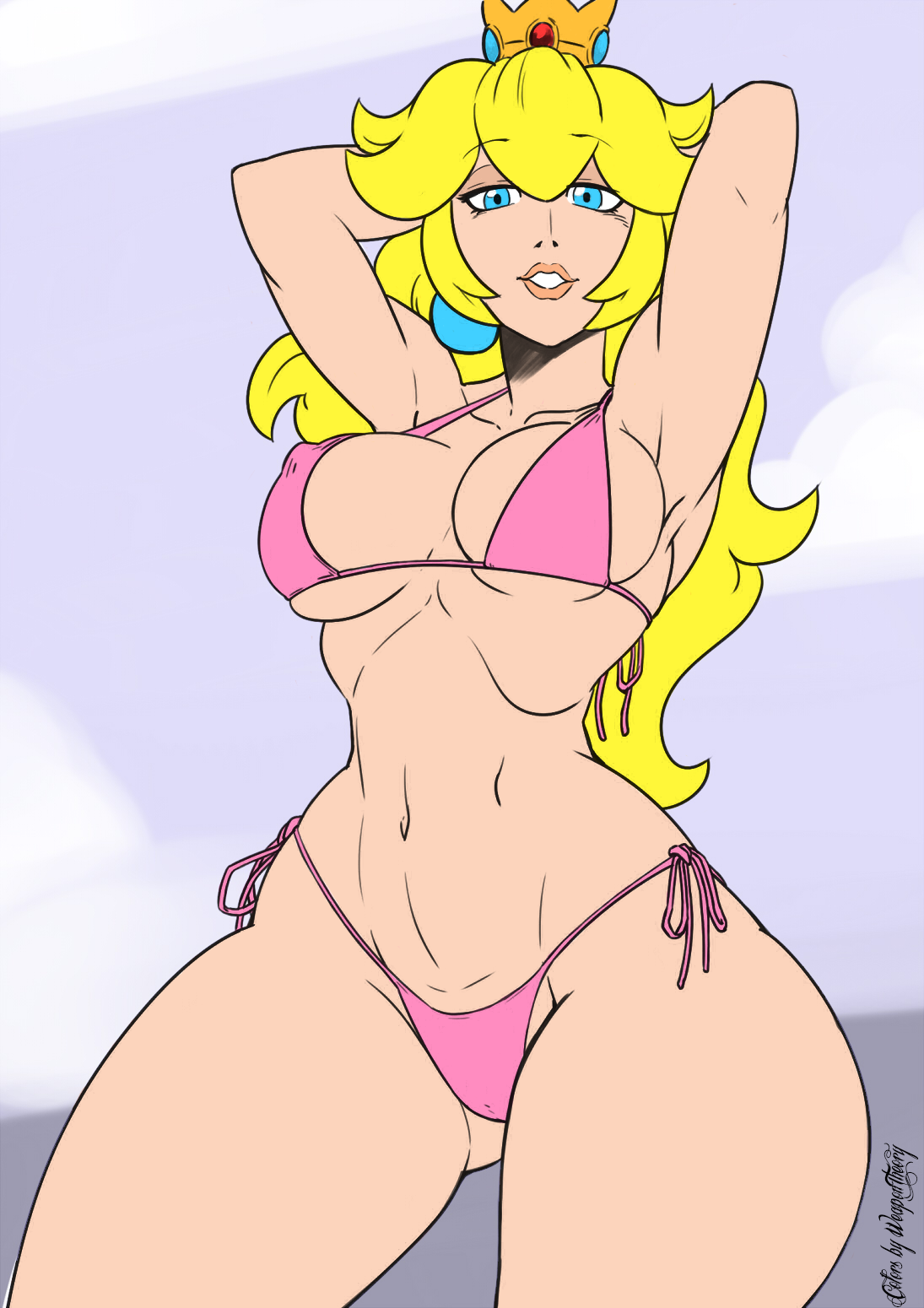 Princess Peach by MAD-Project Colored A