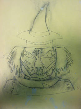 Scarecrow jar thumbnail sketch
