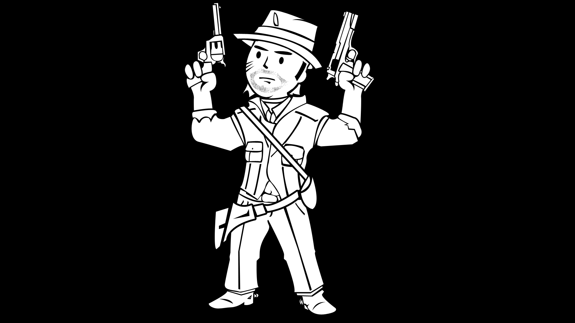 Vault Boy as John Marston