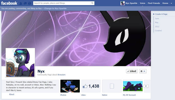 New Nyx Facebook Fanpage