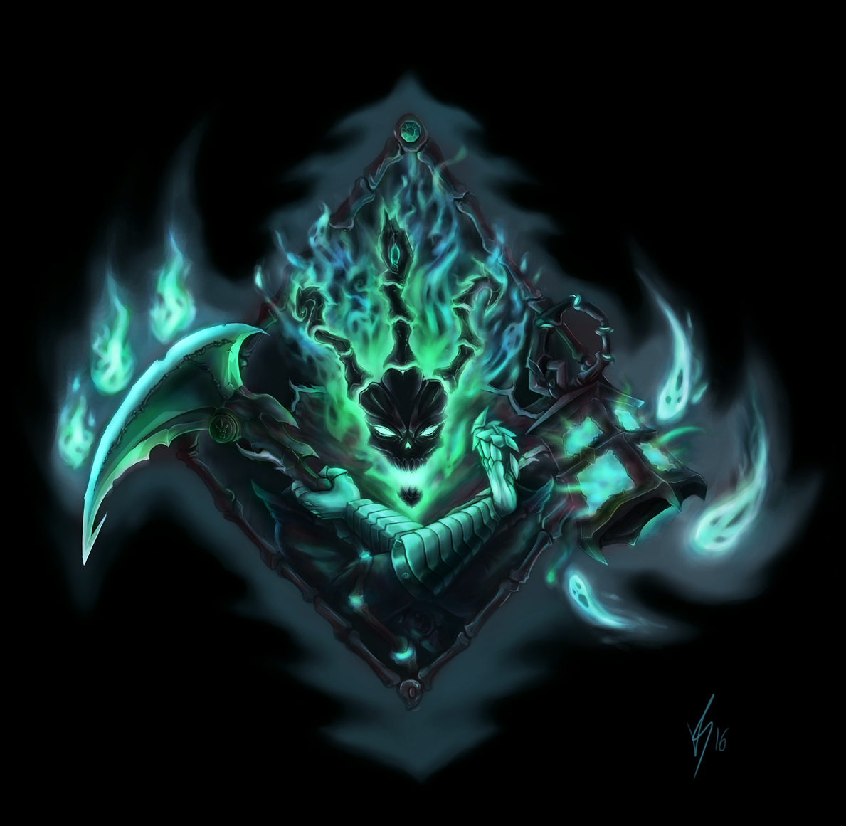 Thresh tattoo design