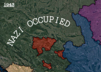 Alternate Map of Nazi Occupation 1943