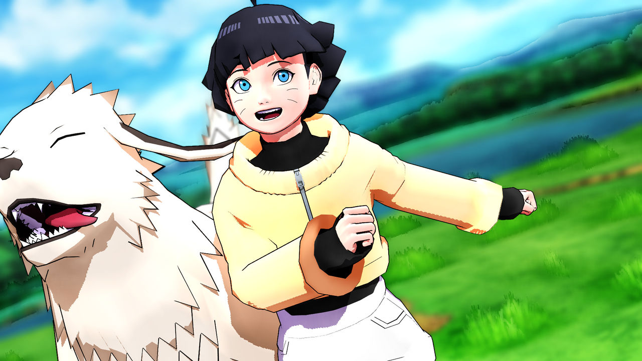 Himawari and Akamaru's run by LeaopardHeart on DeviantArt