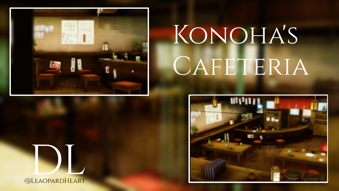 MMD Konoha Cafeteria DL by LeaopardHeart on DeviantArt