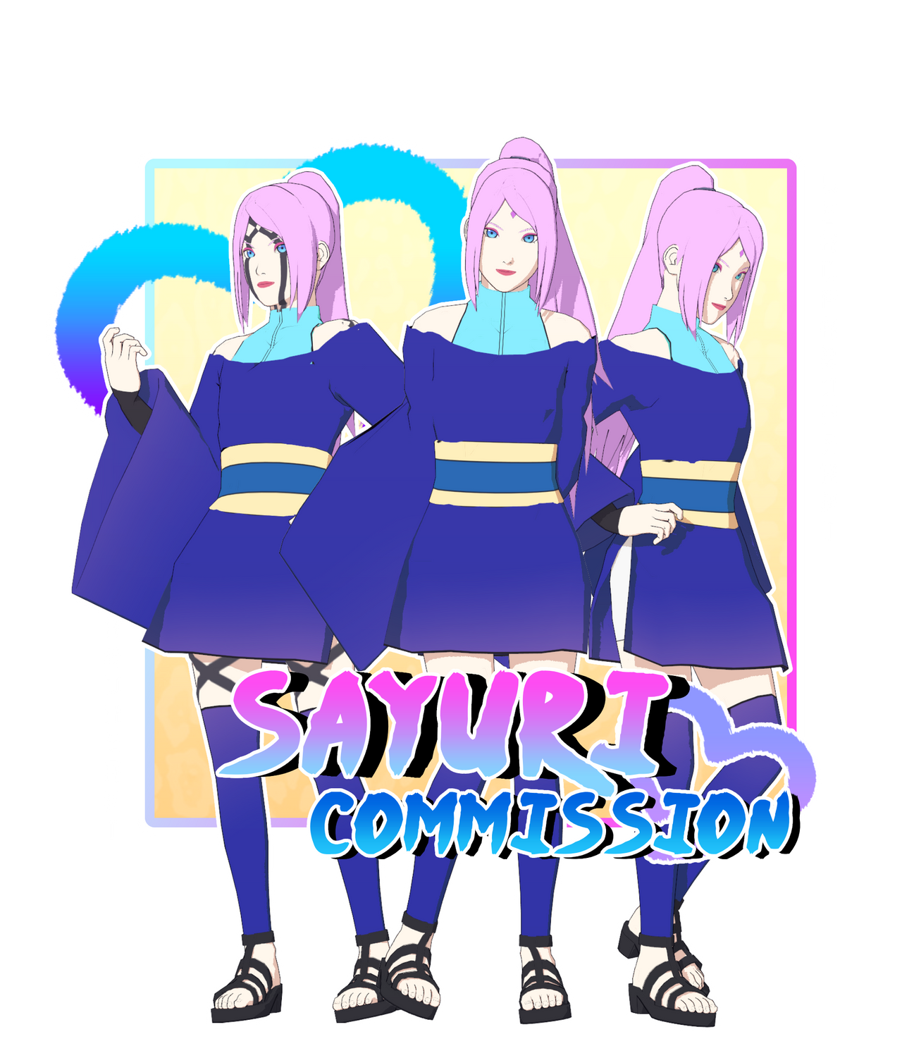 Commission Preview Sayuri Shippuden - OC Commission preview by LeaopardHeart on DeviantArt