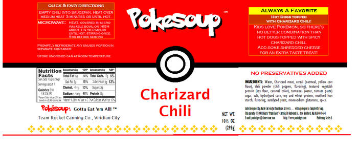 Pokesoup 4: Charizard Chili