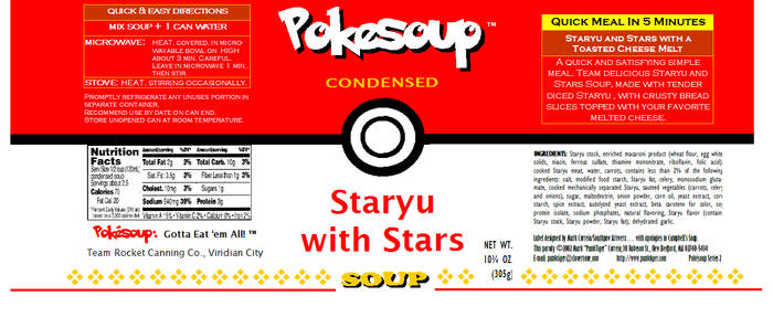 Pokesoup 5: Staryu with Stars