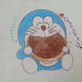 Doraemon eat dorayaki 