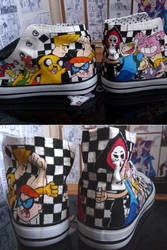 Custom Cartoon Network shoes