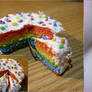 polymer clay Rainbow cake