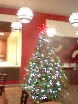 Arbol de Navidad en un Cine