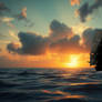 HMS Thisbe near Bermuda