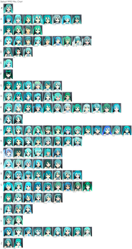 Default MMD Miku Chart